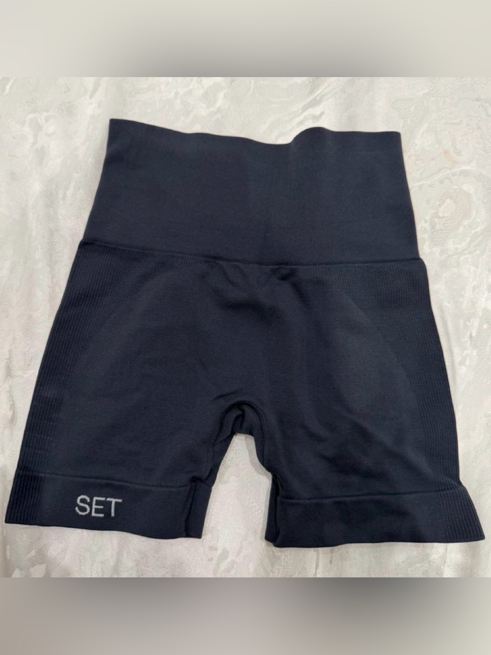 Set Active x Madhappy Navy Active Sculptflex Shorts